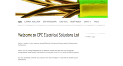 Desktop Screenshot of cpcelectricalsolutions.com